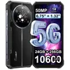Image de FOSSiBOT F109 5G Smartphone Robuste 24Go + 256Go 675 10600mAh 50MP Android 14 IP68 Antichoc Téléphone GPS Dual SIM Bleu