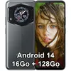 Image de Cubot A30 Smartphone 16Go + 128Go Écran 6.75 + 1.46 48MP 5100mAh Android 14 Téléphone Portable GPS Double SIM 4G - Noir