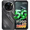 Image de OUKITEL WP62 5G Smartphone Robuste 36Go + 512Go 11000mAh/33W 108MP Caméra 66 Écran IP68 Téléphone Double SIM NFC GPS - Noir