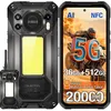 Image de OUKITEL WP61 Plus 5G Smartphone Incassable Avec Talkie-Walkie 36Go + 512Go 20000mAh/45W 108MP AI Caméra 68 120Hz NFC GPS - Noir