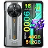 Image de Doogee S300 Smartphone Incassable 48Go + 512Go 9000mAh 6.78 120Hz 108MP Telephone portable Android 16 Double SIM 5G NFC GPS -Argent