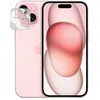 Image de Pour iPhone 15 6.1 :1 Film Protection Objectif Caméra Arrière en Verre Trempé 9H Haute Définition Transparent- Yuan Yuan -
