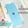 Image de Tapis de Baignoire Antidérapant - OLY MAGIC - 100 x 40 cm - Transparent - Sécurisé - Ventouses