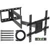 Image de Support Mural TV - Extra Longue Portée 850mm - Écrans 32 à 70 pouces - Inclinable et Rotatif - Max 60 kg