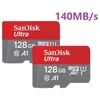 Image de Lot de 2 Carte Mémoire Micro SDXC SanDisk Ultra 128Go Vitesse de Lecture Allant jusquà 140MB/S Classe 10 U1 A1 TF Carte