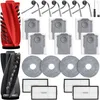 Image de Lot De 24 Accessoires Pour Robot Aspirateur Roborock Saros 10R 2 Brosses Principales 6 Sacs À Poussière 4 Chiffons De Ne[BLE444]