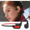 Image de LAN Oreillette Bluetooth à conduction osseuse Annulation du bruit Rechargeable IP56 Imperméable Stéréo Casque de sport sans fil