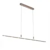 Image de Suspension ampoules LED - Quitani - lampe suspendue - - 180 x 1 5 x 1 5 cm - nickel brossé chrome
