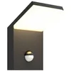 Image de LED Applique extérieure Nevio (Moderne) en Gris Aluminium (1 lampeà) pour mur extérieur/façade de maison terrasse und balcon