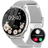 Image de Montre Connectée Femme Avec Appel BluetoothIp67 Smartwatch Femme Avec 120+ SportFonction Féminine Fréquence Cardiaque Calories S