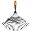 Image de Balai à feuilles - FISKARS - Quikfit - 20 dents - Tête en acier - Largeur 430 mm