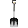 Image de Pelle à neige télescopique FISKARS - X-series - poignée coudée en forme de D - Noir