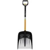Image de Pelle poussoir à neige télescopique FISKARS X-series - poignée coudée en forme de D