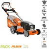 Image de Tondeuse À Gazon Thermique 5 En 1 Mulching 5,7 Cv 196cc Rx500s Ruris