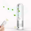 Image de Ventilateur Silencieux sur Pied avec Telecommande - MARSEE - 60CM 8H minuterie - 8 vitesses Oscillation - Argent