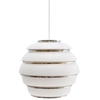 Image de ARTEK lampe à suspension A331 BEEHIVE (Blanc / Chrome - Métal)