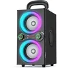 Image de Enceinte Bluetooth Puissante 80W Party Haut Parleur Bluetooth Basses Renforcées avec Lumière 18 hrs Autonomie Enceintes à Son