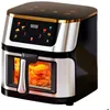Image de Friteuse sans Huile - 12L 2800W - Technologie Air Cyclonic - Menu Intelligent - Fenêtre Visuelle - Écran Tactile - Acier Inox - Noir