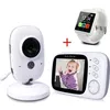 Image de GeekMe Babyphone Bébé Moniteur Ecoute Bébé Caméra de Surveillance sans Fil Ecran 3.2  VB603