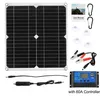 Image de Kit de panneaux solaires 200W avec contrôleur 60A chargeur USB 12V Portable pour batterie Camping Car bateau R 200W 60A Controller