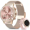 Image de Montre Connectée Femme - AKUMAKA - Diamond Love - Fréquence Cardiaque SpO2 - Sommeil - 20 Modes or