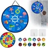 Image de Jeu de Fléchettes - AMOUNE - Double Face Pliable - 12 Balles Collantes - 66 cm - Pour Enfants