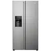 Image de Haier sbs 90 serie 3 hsr3918eimp frigo américain pose libre 515 l e platine, acier inoxydable CDP-DROP-HSR3918EIMP