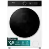 Image de Hisense wf5i1045bwq machine à laver charge avant 10,5 kg 1400 trmin blanc