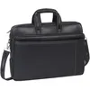 Image de RIVACASE 16  Sacoche Notebook/ Laptop / Ordinateur Portable Sac à Main/ Sac à Bandoulière en simili cuir Série Orly  Noir