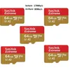 Image de 5PCS Carte Mémoire Micro SD SDHC SDXC TF carte SanDisk Extreme 64Go 64G Classe 10 U3 V30 lecture 170Mo-s écriture 80Mo-s NEW 2022