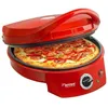 Image de Four à pizza - BESTRON - APZ400 - Rouge - Plaque Ø27 cm - Température réglable chauffe 7 min