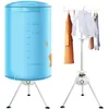 Image de Séche à Linge Chauffant Électrique PliableUTEN 1000W Séchoir Chauffage Pliable Électrique avec Réglage de Lheure