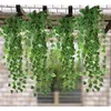 Image de Guirlande de lierre vigne artificielle - 2x 170cm - Décoration feuille plante verte