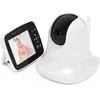 Image de Babyphone Moniteur Bébé sans Fil avec Rotation 360° Zoom Panoramique à Distance Caméra 1080p 3.5 LCD Couleur