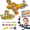 Image de Jeu DEngrenage et Constructiong - Gears! - 130 Pièces - Jouet STEM Éducatif pour Enfants 3 Ans+