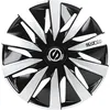 Image de SPARCO 4 Enjoliveurs Lazio 14 Noir et Argent