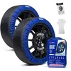 Image de Sparco SnowShield - Lot de 2 chaînes à neige textiles pour voiture (XL) silencieuses et réutilisables homologuées