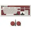 Image de 8bitdo Retro 108 Clavier Gaming Usb + Rf Wireless + Bluetooth Bourgogne, Blanc