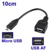 Image de Adaptateur USB A Femelle vers Micro USB 5 Pin M 