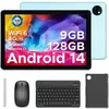 Image de Tablette Tactile avec clavier et stylet DOOGEE T10W 10.1 pouces Android 14 SIM 9 Go+128 Go 8000mAh - WiFi 4G Tablette PC TÜV - Bleu