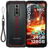 Image de Telephone Portable Incassable DOOGEE BLADE 10 Energy Android 15 6.5624+128Go6150mAhIP68 Étanche Smartphone NFC Dual 4G SIM-Rouge