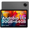 Image de Tablette Tactile DOOGEE TAB A9+ 11 Android 16 20 Go RAM 64 Go ROM Batterie 8580 mAh Caméra 13MP Déverrouillage Facial - Gris