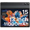 Image de Tablette Tactile 13 Pouces 2K FHD+ DOOGEE Tab E3 Pro Android 16 Helio G100 Octa Core 11000mAh 32Go+256Go 4G LTE Type-C-Noir