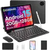 Image de DOOGEE Tab A9 Pro Android 16 Tablette avec Clavier 5G WiFi Tablette Tactile 20Go+128Go Tablette 10 Pouces 6580mAh Quad Core-Noir