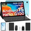 Image de Tablette Tactile 12 Pouces 2K FHD+ DOOGEE Tab E3+ Android 16 Tablette Avec Clavier 48Go+256Go/2To 8800mAh 4G LTE Type-C-Bleu
