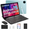 Image de DOOGEE Tab A9 Pro Android 16 Tablette avec Clavier 5G WiFi Tablette Tactile 20Go+128Go Tablette 10 Pouces 6580mAh Quad Core-Bleu