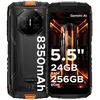 Image de Smartphone Incassable DOOGEE Fire 3 Ultra - 24Go+256Go - 8350mAh 5.5  HD+ Telephone Incassable Android 16 - 16MP+8MP - NFC- Orange