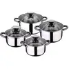 Image de Batterie 8pc En Acier Inoxydable Adapté À L'induction San Ignacio Premium