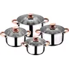 Image de Batterie 8pc En Acier Inoxydable Adapté À L'induction San Ignacio Premium