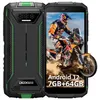 Image de Telephone portable incassable DOOGEE S41 Pro Android 12 smartphone pas cher robuste 4+64Go 5.5 pouce 6300mAh NFC Android 12 Vert